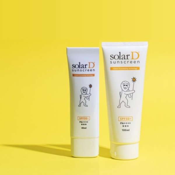 画像1: ソーラーD サンスクリーン 100ml/40ml【日焼け止め/SPF50+/PA++++/顔・からだ用】 (1)